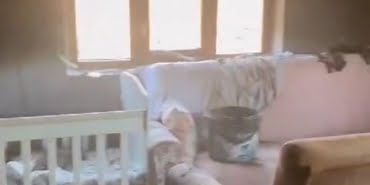 Elazığ'da bir köy evinde yangın çıktı.