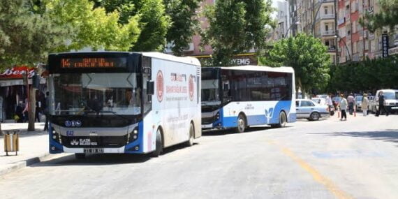 Elazığ’da toplu ulaşım bayramda ücretsiz olacak Elazığ’da toplu ulaşım bayramda ücretsiz olacak