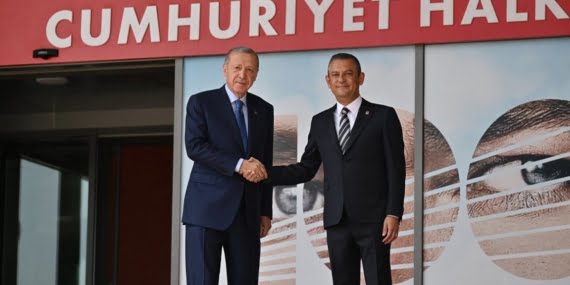 Cumhurbaşkanı Erdoğan CHP Genel Merkezini ziyaret etti