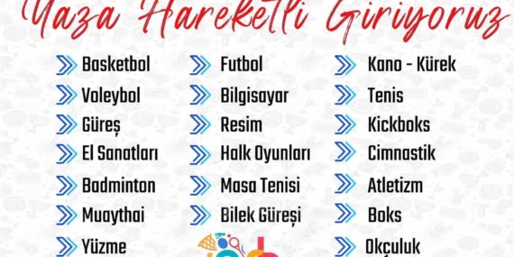 Elazığ Gençlik ve Spor İl Müdürlüğü 10 branşta eğitim verecek Elazığ Gençlik ve Spor İl Müdürlüğü 10 branşta eğitim verecek