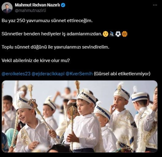 Elazığ Milletvekili ile bir gazeteci arasında sosyal medyada 'sünnet' tartışması