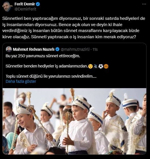 Elazığ Milletvekili ile bir gazeteci arasında sosyal medyada 'sünnet' tartışması
