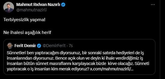 Elazığ Milletvekili ile bir gazeteci arasında sosyal medyada 'sünnet' tartışması