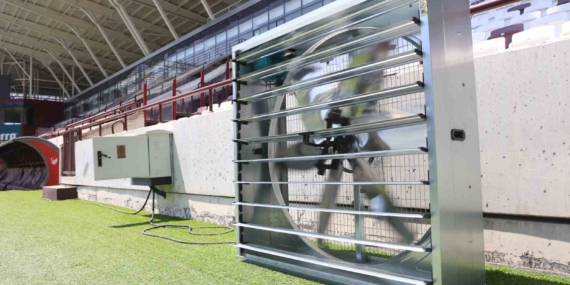 Elazığ Atatürk Stadyumu'na Yenilikçi Serinletme Sistemi Kuruldu Elazığ Atatürk Stadyumu’na Yenilikçi Serinletme Sistemi Kuruldu