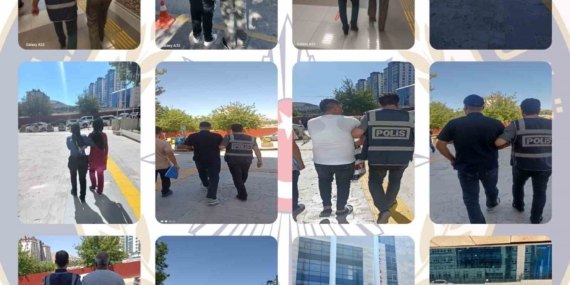 Elazığ’da haklarında kesinleşmiş hapis cezası bulunan 24 kişi yakalandı