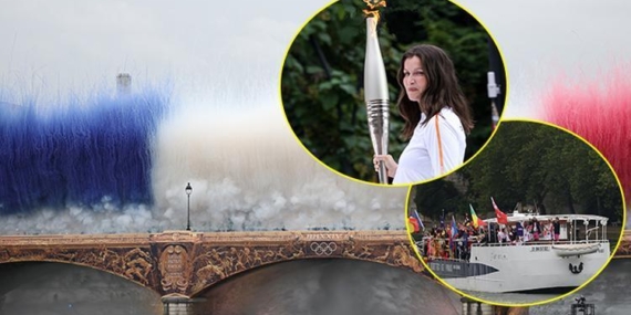 Gazze'de Katliam Devam Ederken! Paris 2024 Olimpiyat Oyunları Görkemli Açılış Töreniyle Başladı Gazze’de Katliam Devam Ederken! Paris 2024 Olimpiyat Oyunları Görkemli Açılış Töreniyle Başladı