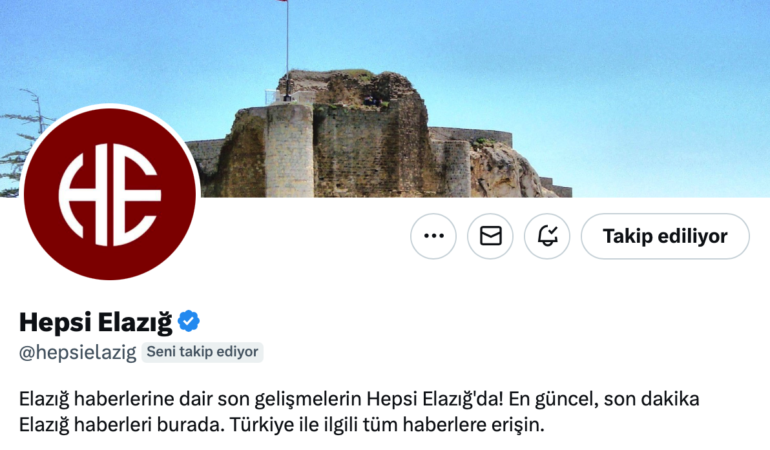 Hepsi Elazığ Twitter'da