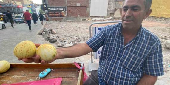 Elazığ’ın Susuz Yetişen ’Kultik’ Kavunu Satışta Elazığ’ın Susuz Yetişen ’Kultik’ Kavunu Satışta