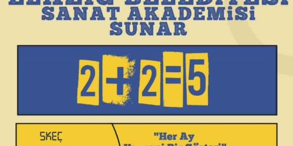 Elazığ Belediyesi’nden Ücretsiz "2+2=5" Gösterisi Elazığ Belediyesi’nden Ücretsiz “2+2=5” Gösterisi