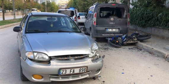 Elazığ’da Ters Yönde Giden Araç Kazaya Neden Oldu: 1 Yaralı