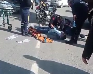 Elazığ'da Motosiklet Kazası: 2 Yaralı Elazığ’da Motosiklet Kazası: 2 Yaralı
