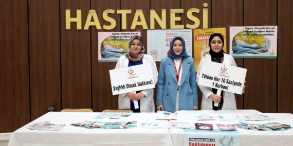 Elazığ’da Akciğer Kanseri Farkındalık Ayı Etkinliklerinde Sigara Bırakma Standı Kuruldu