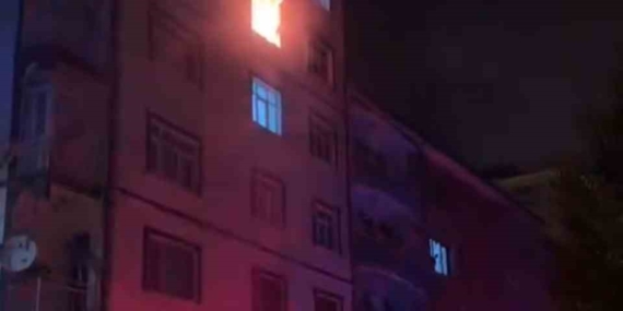 Elazığ’da apartman yangını korkuttu