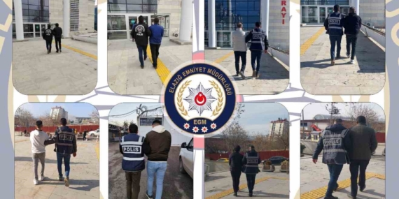 Elazığ’da son bir ayda aranan 95 şahıs yakalandı
