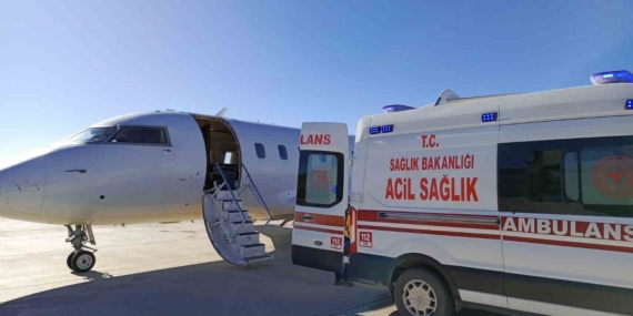 10 Yaşındaki Çocuk Hasta Uçakla Ankara'ya Sevk Edildi 10 Yaşındaki Çocuk Hasta Uçakla Ankara’ya Sevk Edildi