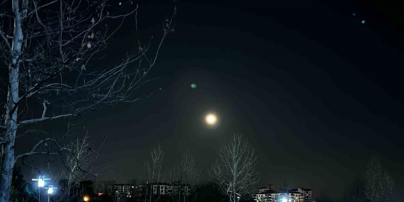 Elazığ Kültürpark’ta Dolunayın Büyüsü