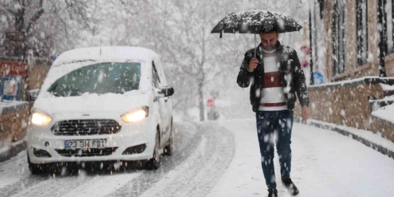 Meteorolojiden Elazığ için kuvvetli kar yağışı uyarısı