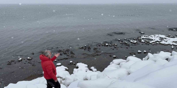 Nusret Altan, Van Gölü'nde Farkındalık Yaratmak İçin Yüzdü Nusret Altan, Van Gölü’nde Farkındalık Yaratmak İçin Yüzdü