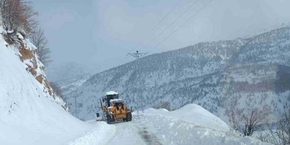 Siirt'te Yoğun Kar Yağışı 99 Köy Yolunu Kapatmış Durumda Siirt’te Yoğun Kar Yağışı 99 Köy Yolunu Kapatmış Durumda