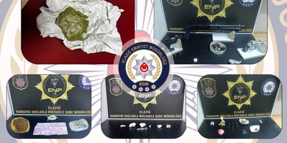 Elazığ'da Uyuşturucu Operasyonları: 7 Şüpheli Tutuklandı Elazığ’da Uyuşturucu Operasyonları: 7 Şüpheli Tutuklandı