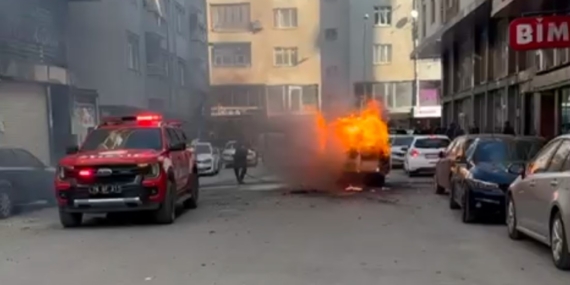 Iğdır’da Ticari Araç Yangını: Araç Kullanılamaz Hale Geldi