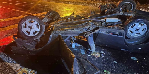 Ağrı’da Otomobil Kaza Yaptı: 4 Yaralı, 2’si Durumda Ciddi