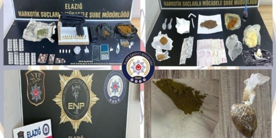 Elazığ'da Uyuşturucu Operasyonu: 12 Kişi Tutuklandı Elazığ’da Uyuşturucu Operasyonu: 12 Kişi Tutuklandı