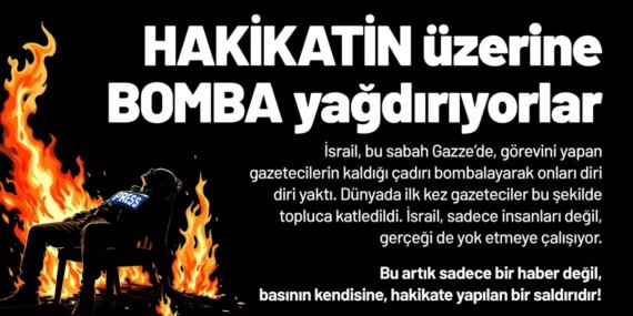 Gazze'de Hakikatin Üzerine Bomba Yağdırıyorlar! Gazze’de Hakikatin Üzerine Bomba Yağdırıyorlar!