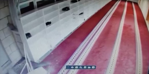 Kedinin Cami Asma Tavanını Yıkarak Aşağı Düştüğü Anların Şok Edici Görüntüleri Kedinin Cami Asma Tavanını Yıkarak Aşağı Düştüğü Anların Şok Edici Görüntüleri