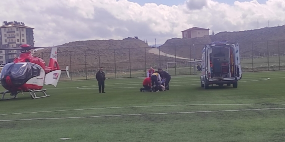 Malatya’da 76 Yaşındaki Hasta İçin Ambulans Helikopter Havalandı