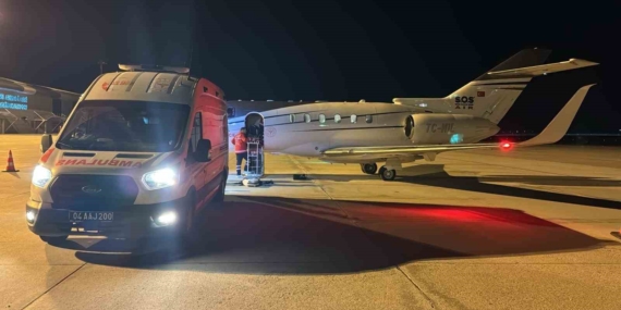 Ankara'ya Uçak Ambulansla Sevk Edilen Genç Kalp Hastası Ankara’ya Uçak Ambulansla Sevk Edilen Genç Kalp Hastası