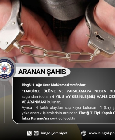 Bingöl'de 6 Yıl 8 Ay Kesinleşmiş Hapis Cezası Bulunan Şahıs Ele Geçirildi bingolde-6-yil-8-ay-kesinlesmis-hapis-cezasi-bulunan-sahis-ele-gecirildi-9wabmI75.jpg