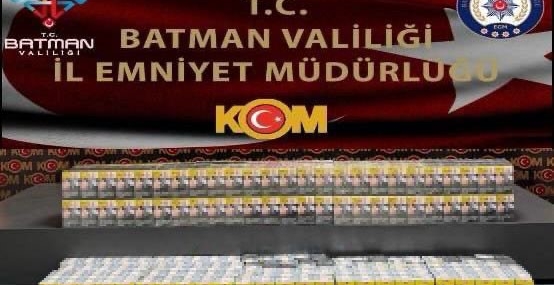 Batman'da Kaçak Sigara Operasyonunda Bir Gözaltı Gerçekleşti Batman’da Kaçak Sigara Operasyonunda Bir Gözaltı Gerçekleşti