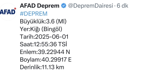 Bingöl'de Şiddetli Bir Deprem Daha: Detaylar ve Son Gelişmeler Bingöl’de Şiddetli Bir Deprem Daha: Detaylar ve Son Gelişmeler