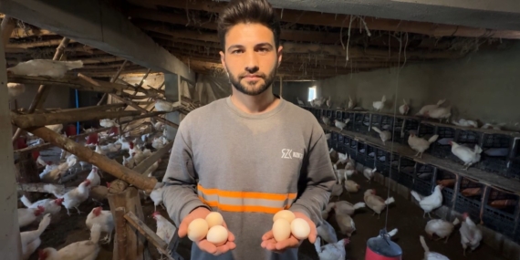 Yüksekovalı Genç, Köyde Kurduğu Çiftlik ile Yumurtacılıkta Yeni Bir Dönem Başlattı Yüksekovalı Genç, Köyde Kurduğu Çiftlik ile Yumurtacılıkta Yeni Bir Dönem Başlattı