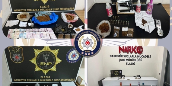 Elazığ'da Uyuşturucu Operasyonunda 7 Kişi Tutuklandı Elazığ’da Uyuşturucu Operasyonunda 7 Kişi Tutuklandı