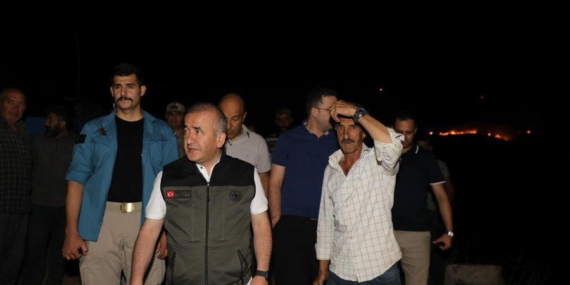 Vali Hatipoğlu: “Yoğun Müdahale ile Yangın Başarıyla Kontrol Altına Alındı”