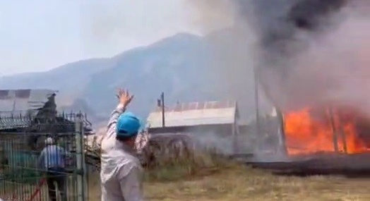 İspir Ormanlık Alanındaki Evdeki Yangın Felaketi İspir Ormanlık Alanındaki Evdeki Yangın Felaketi