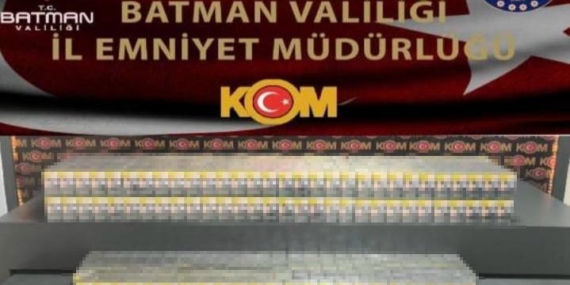 Batman'da Dev Kaçak Sigara Operasyonu: Yüzlerce Koli Ele Geçirildi Batman’da Dev Kaçak Sigara Operasyonu: Yüzlerce Koli Ele Geçirildi