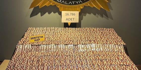 Malatya'da 16 Bin 786 Adet Sentetik Ecza Hapı Ele Geçirildi! Malatya’da 16 Bin 786 Adet Sentetik Ecza Hapı Ele Geçirildi!