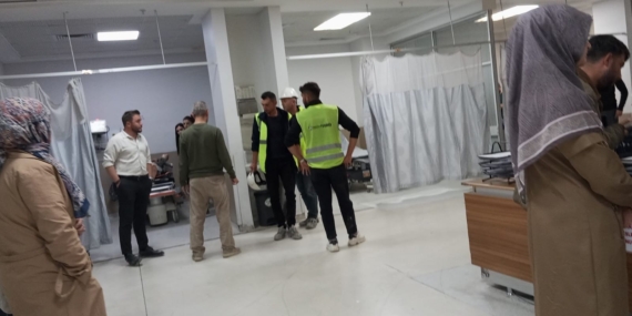 Van Şehir Hastanesi İnşaatında Kazada Bir İşçi Yaralandı Van Şehir Hastanesi İnşaatında Kazada Bir İşçi Yaralandı