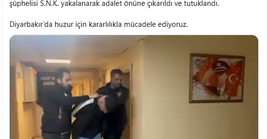 Diyarbakır’da İş Yerine Ateş Açan Zanlı Yakalandı