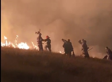 Ermenistan Sınırında Tüyler Ürperten Yangın Olayı