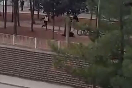 Gaziantep’te Karısını Öldüren Zanlının Vurulma Anı Güvenlik Kamerasında