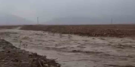 Mardin’de Şiddetli Yağışlar Sonrasında Dere Taştı!