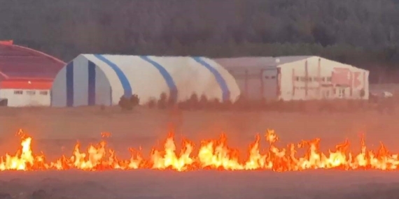 Putka Gölü’nde Meydana Gelen Korkutucu Yangın