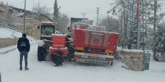 Darende’de Yoğun Kar Yağışı: Kış Manzaraları