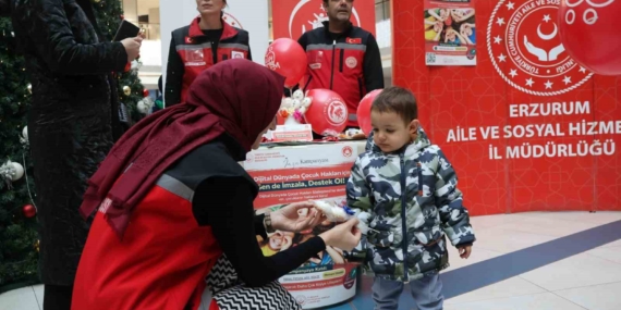Erzurum’da Dijital Dünyada Çocuk Hakları İçin Özgün İmza Kampanyası