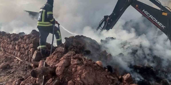 Erzurum’da Korkunç Yangın: 21 Büyükbaş Hayvan Telef Oldu