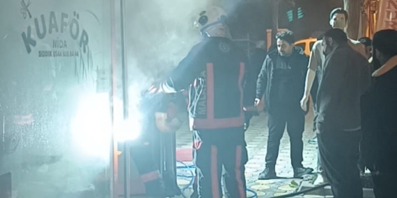 Malatya’da İş Yerinde Meydana Gelen Korkutucu Yangın